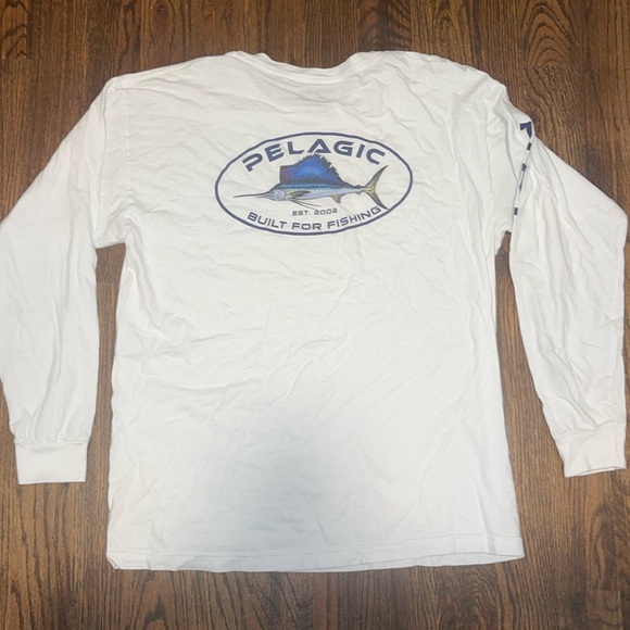 Pelagic Cotton Tee long sleeve Shirt - Picture 1 of 4
